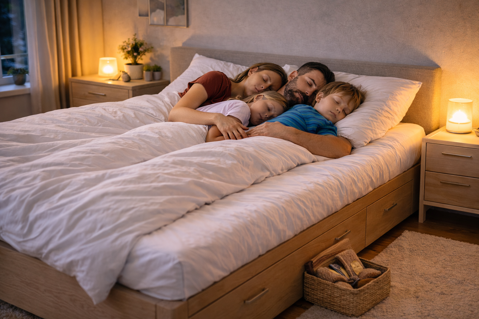 Familieseng – en løsning for tryggere netter og bedre søvn